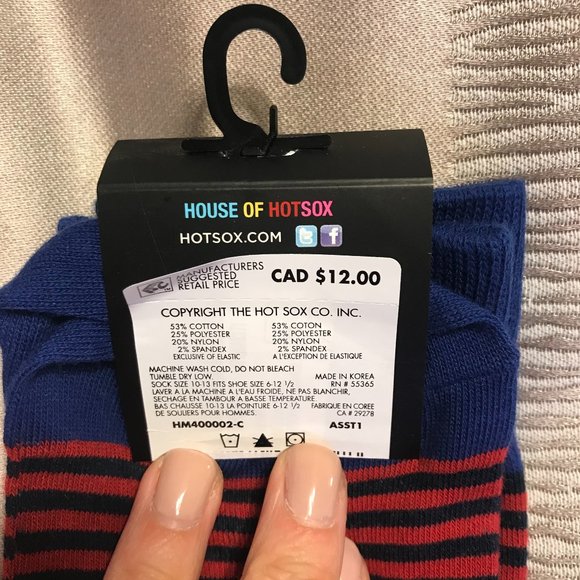 Hot Sox "Pop!" Funky Socks (NWT) - Picture 4 of 4